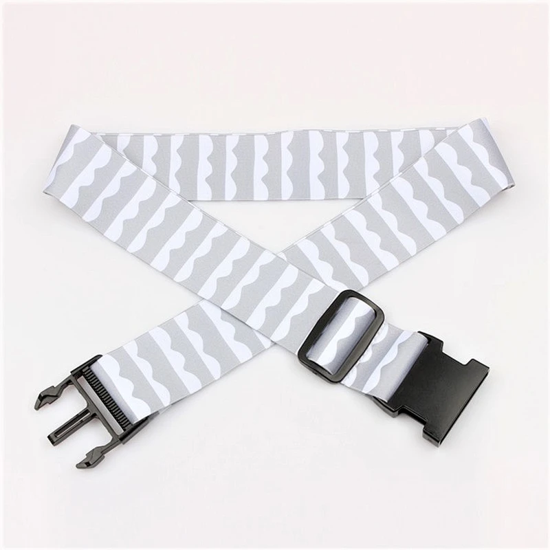 Wholesale personalized design lockable fabric luggage straps for travel