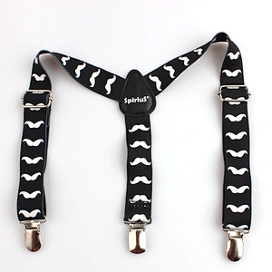 New Fashionable 1 Inch Wide Adult Adjustable Floral Suspenders Flower Braces For Womens Ladies