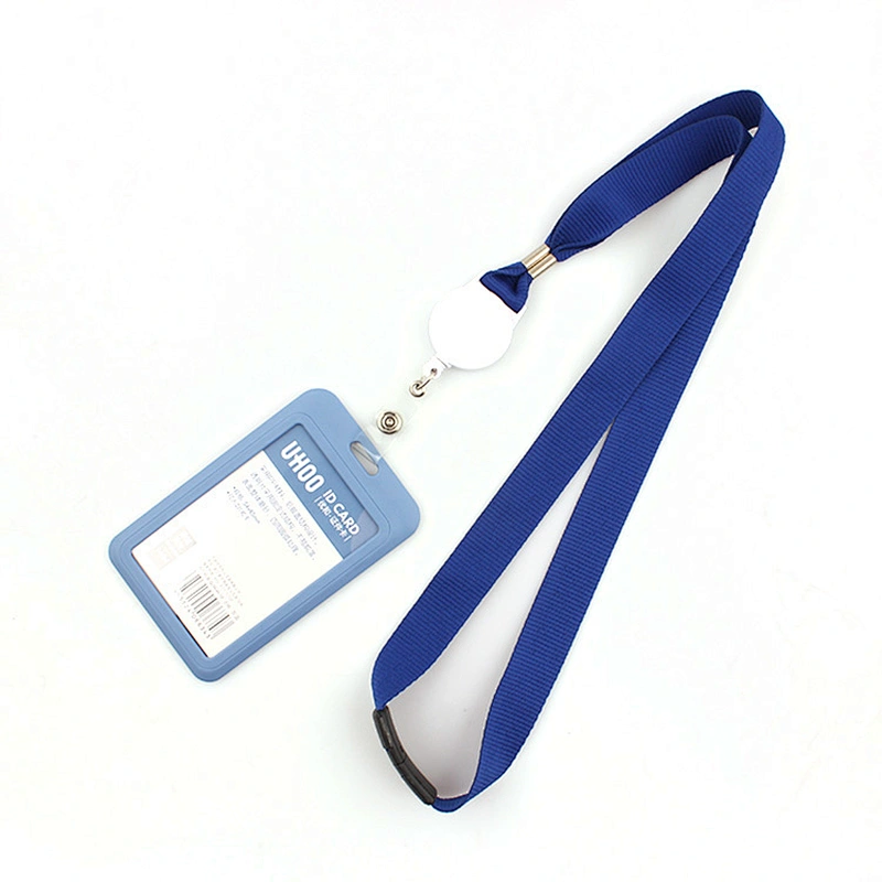 Factory custom polyester retractable badge reel lanyard