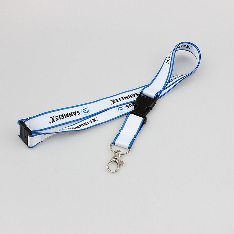 Factory directly sale custom polyester printed cheap lanyard no minimum order