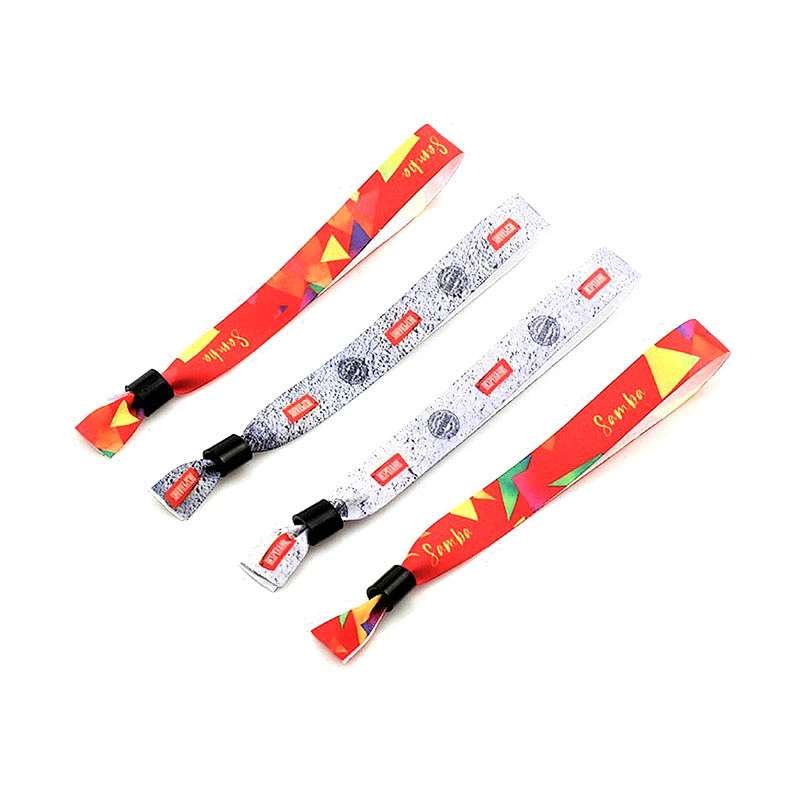 2019 latest different color customized ribbon bracelets with plastic hollow locks