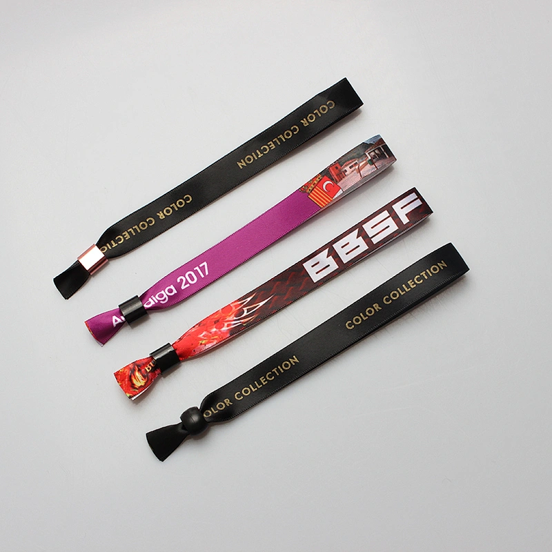 Manufacturer direct sales wristband with custom slide lock for party