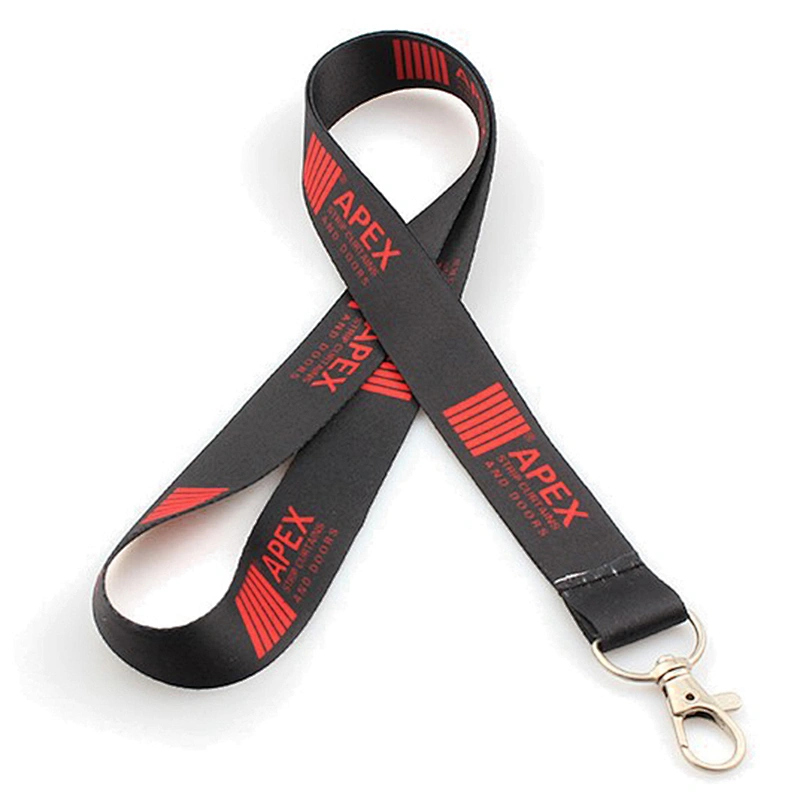 Custom printed polyester neck lanyard for smart phone case
