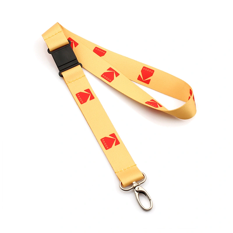 Wonderful recycled material lanyard with metal hook from Guanzhou factory