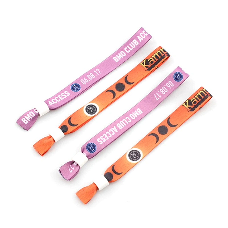 Souvenir Item Event Polyester Customizable Bracelets Wholesale