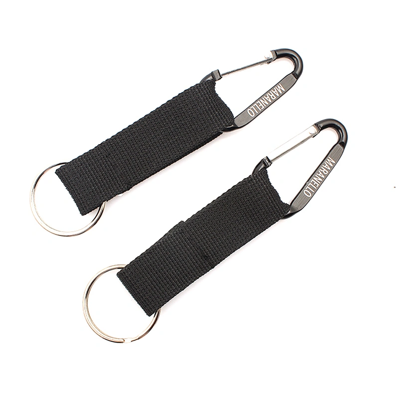 Custom logo karabiner climbing hook carabiner key lanyards