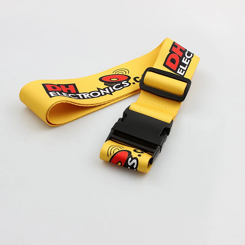 Good travel cheap price luggage strap with black lock