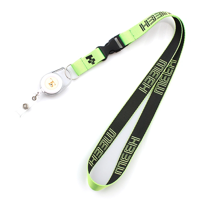 Polyester custom Jacquard Lanyard badge reel with Small Quantity