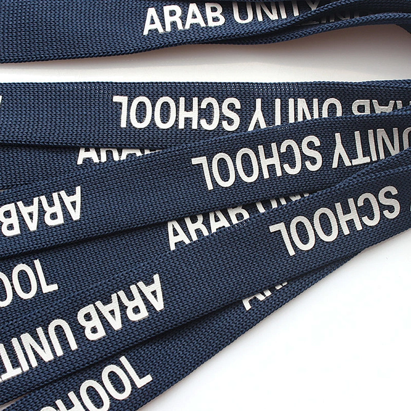 Personalized customized tubular lanyard with bull dog clip