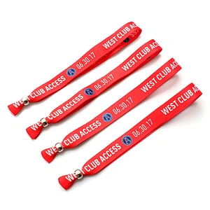 Custom polyester souvenir wristband for activity party