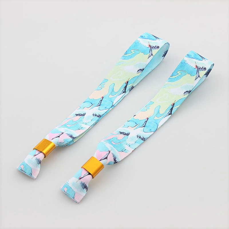 New design woven RFID elastic wristbands for events