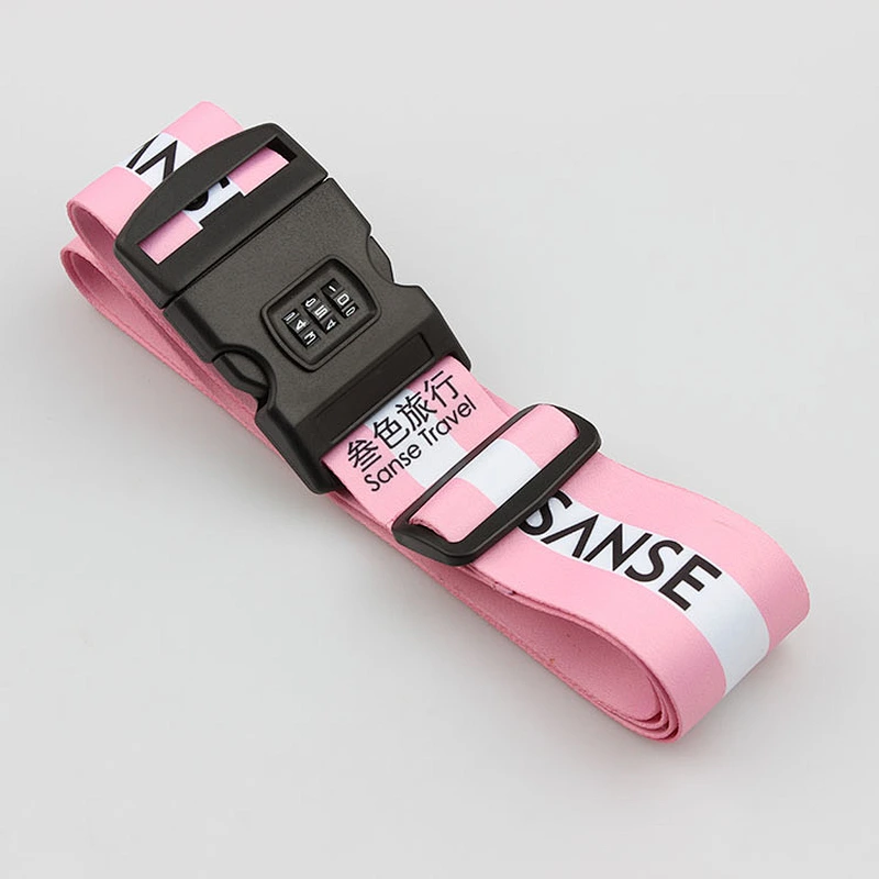 Polyester password lock webbing for travel suitcase luggage strap