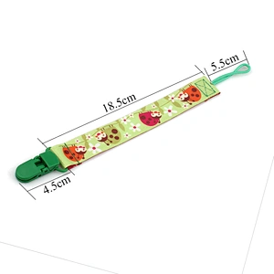 Factory custom baby pacifier clip chain