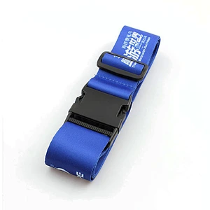 Personalized luggage tag buckle straps with handle for travel