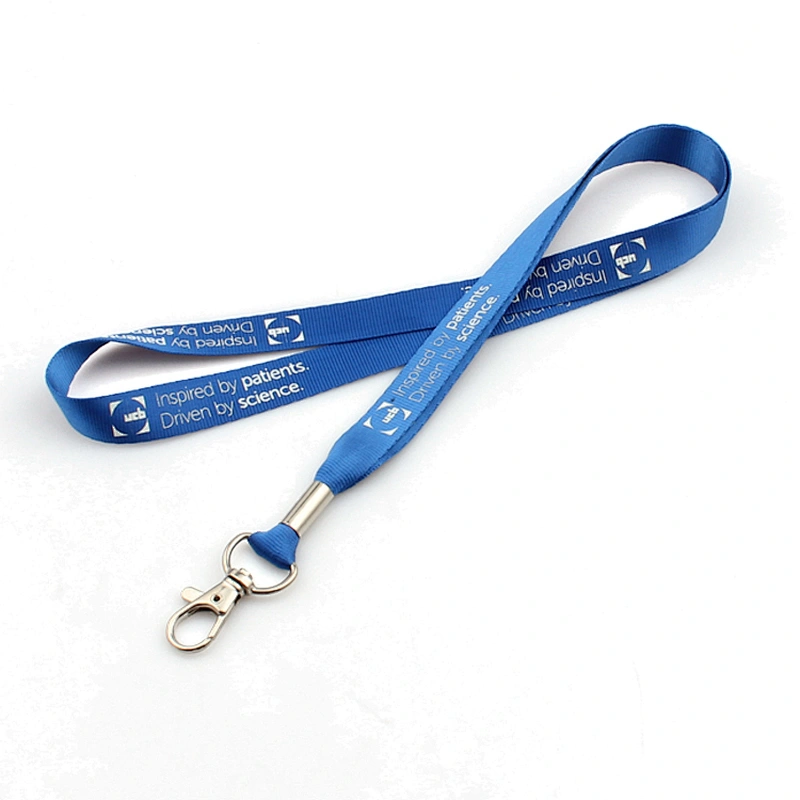 Custom logo print personalized neck silk screen lanyards