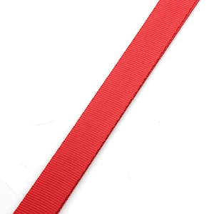 Eco-friendly 16mm  red nylon lanyard for card