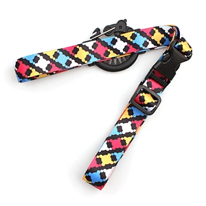 Popular heat transfer printed lanyard neck strap with bottle holder