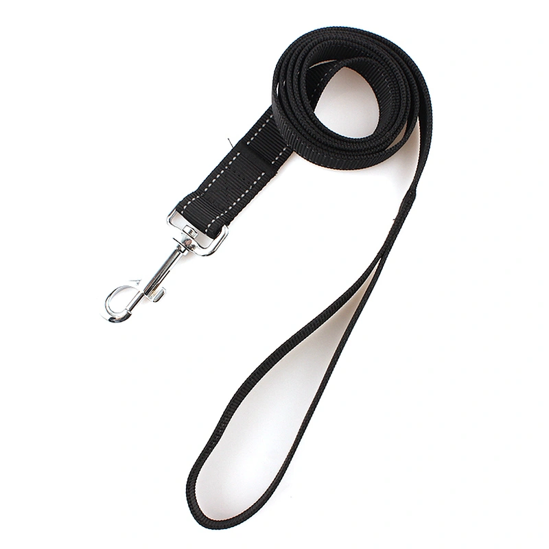 Custom pet training nylon dog lead leash swivel hook