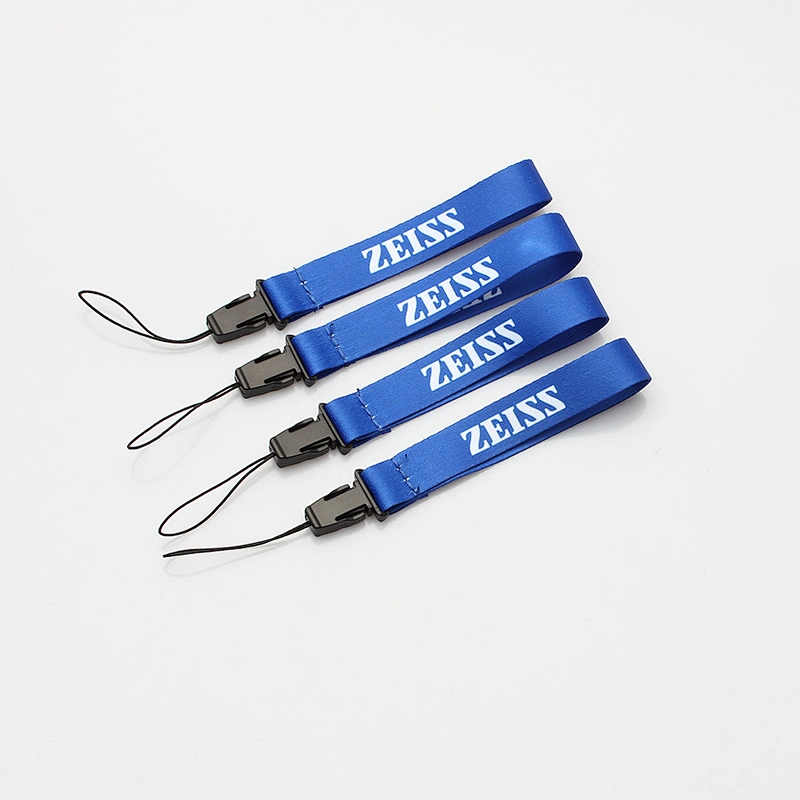 China manufacture custom polyester print wholesale wrist strap lanyard