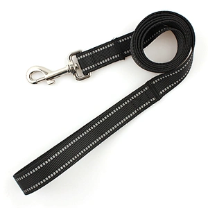 Pet product custom logo durable reflective nylon dog leash