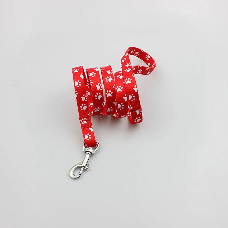 Custom heat transfer logo sublimation dog leash