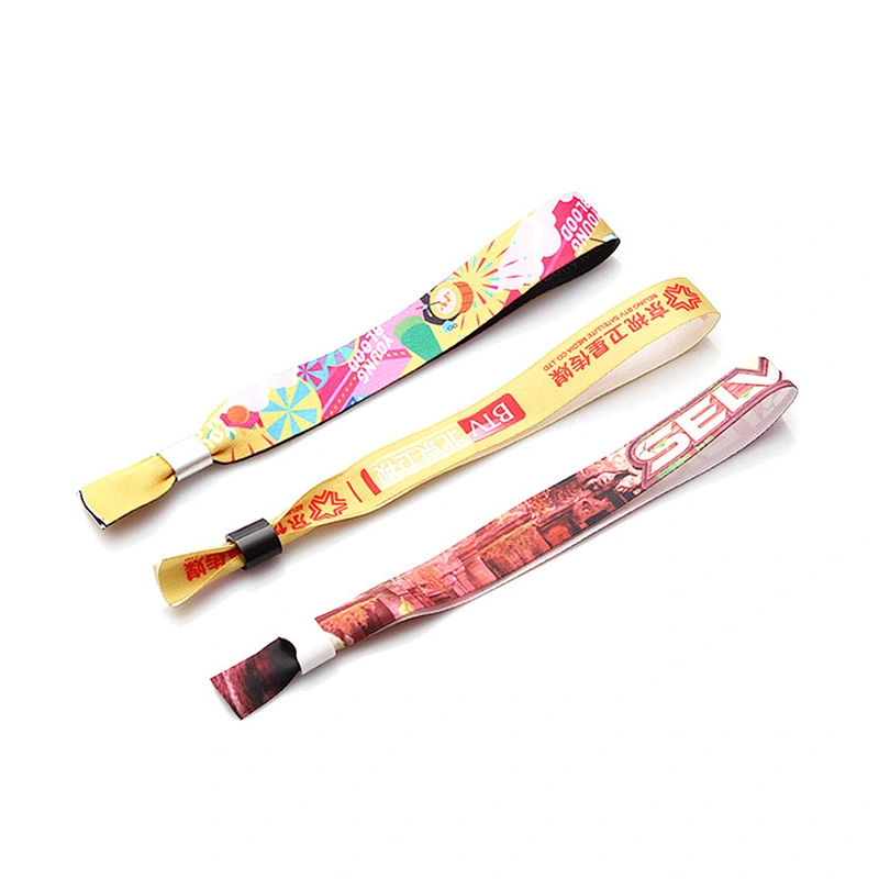 Hot Sale Polyester Dye Sublimation Festival Wristband According To Your Request