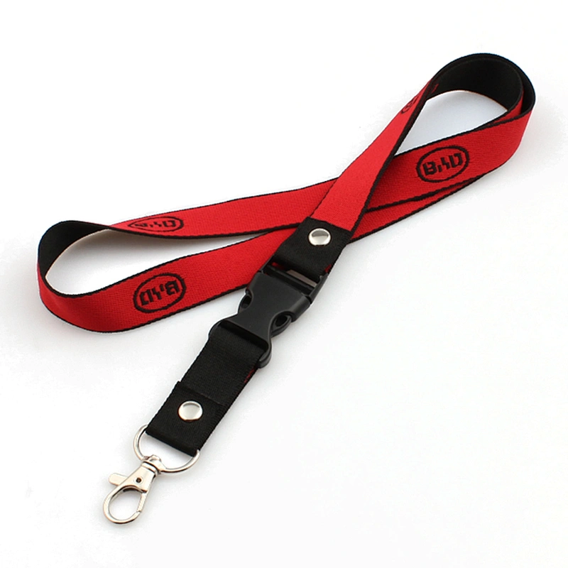 New style high quality cheap polyester double layer lanyard