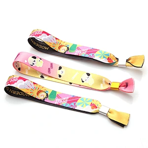Full-color customized sublimation entry wristbands for event