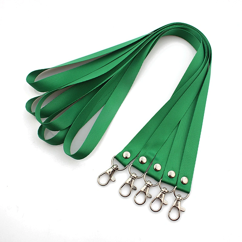 Wholesale 20 mm colorful plain blank lanyard for key holder