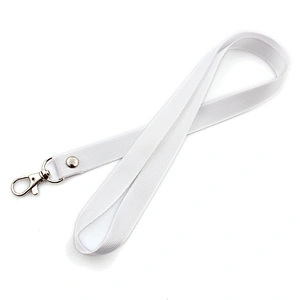 Wholesale high quality nylon imprint blank lanyard