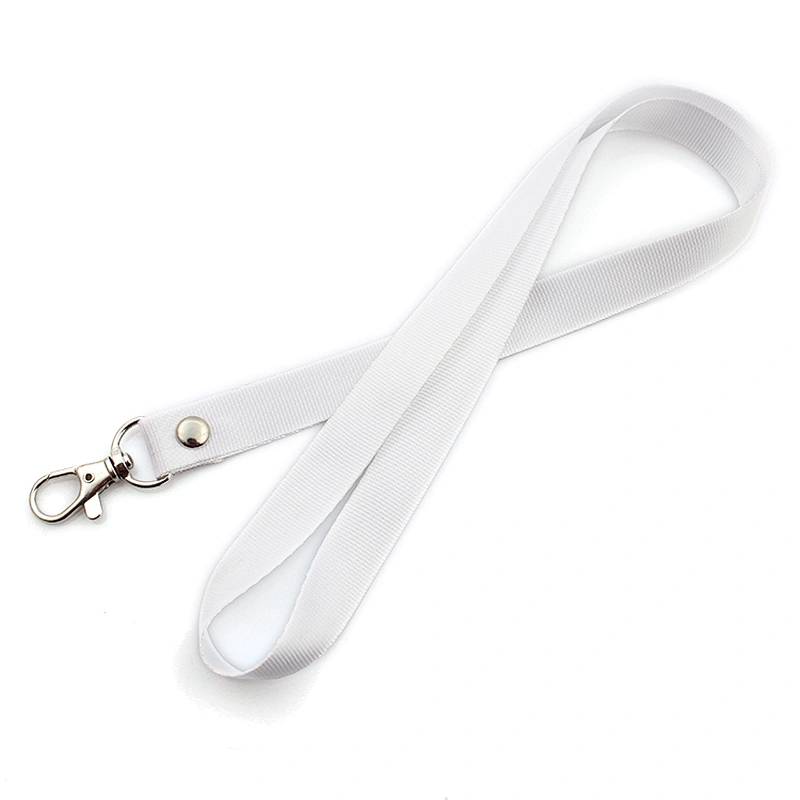 Wholesale high quality nylon imprint blank lanyard