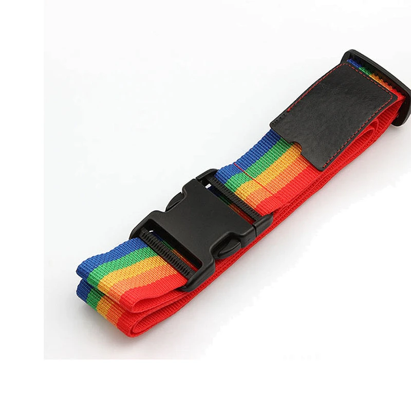High quality promotional colorful polyester travel luggage belt for suitcase