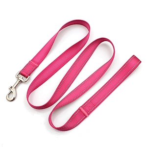 Pet supply new style custom soft reflective pink dog leash