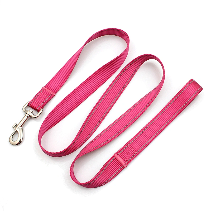 Pet supply new style custom soft reflective pink dog leash