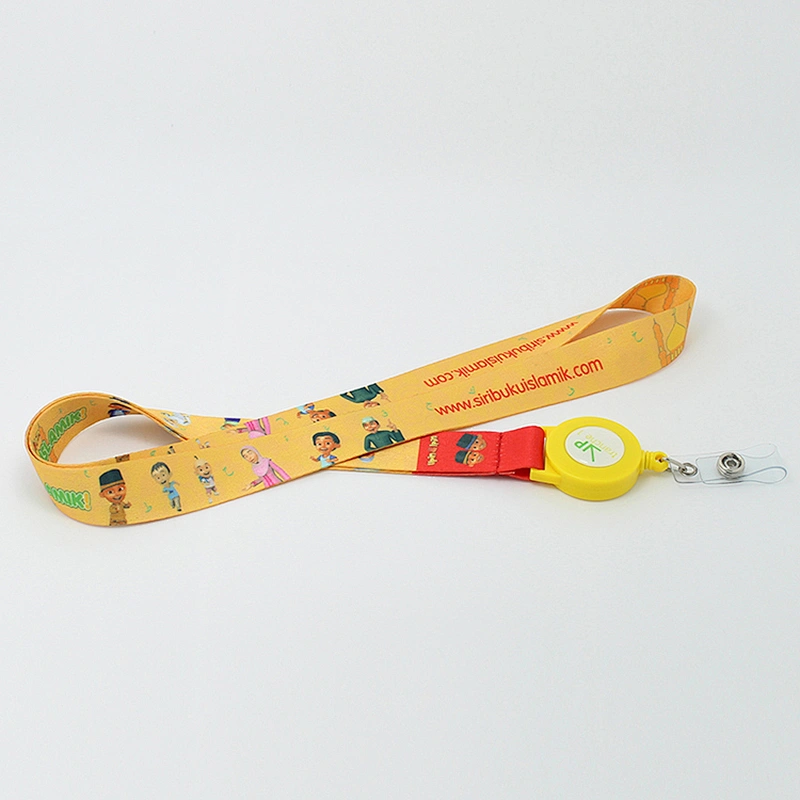 2019 new arrival professional fashion gifts polyester cartoon lanyard