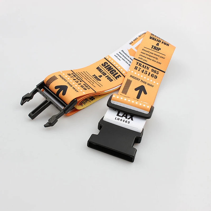 Promotion fabric strap custom logo luggage scale belts