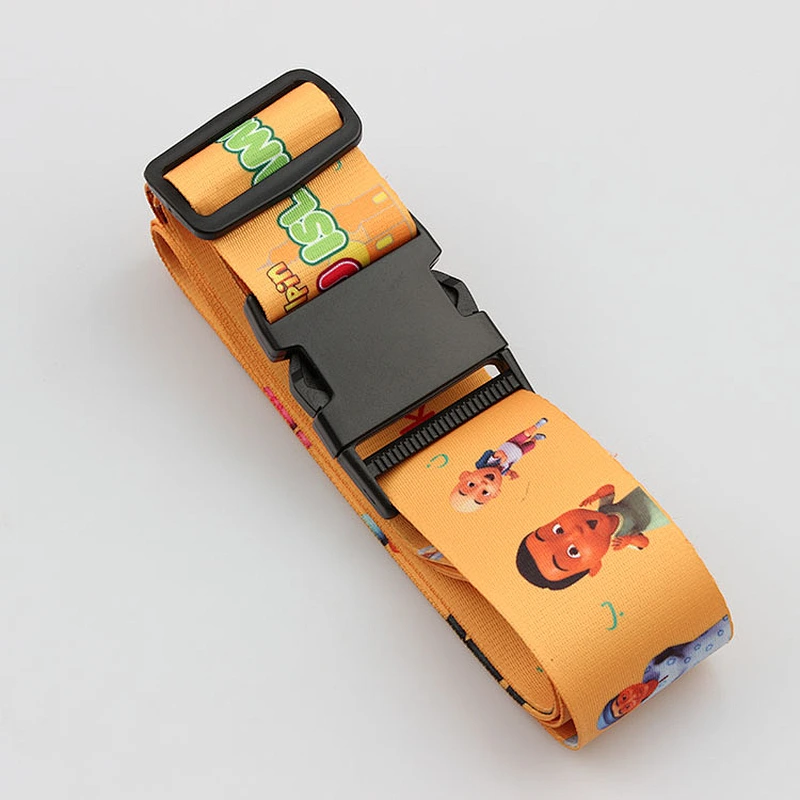 High Quality Luggage Belt Adjustable Suitcase Travel Buckle Belt With Tag