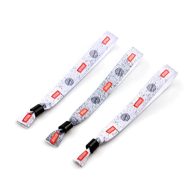 Best price dye sublimation wedding ribbon bracelets with buckle