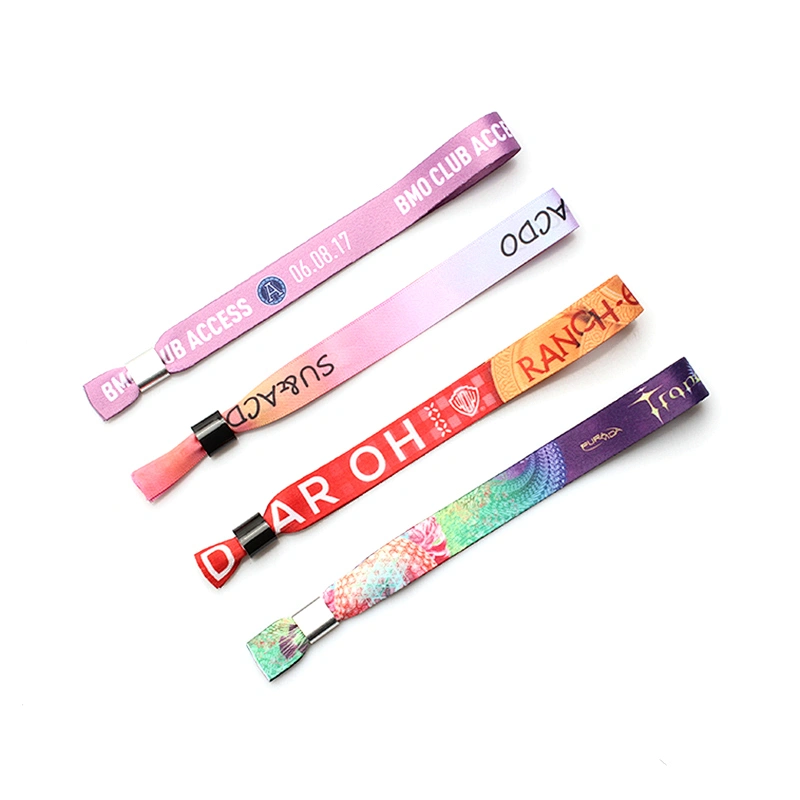 Recommended cultural event health wristbands&free sample fabric wristband