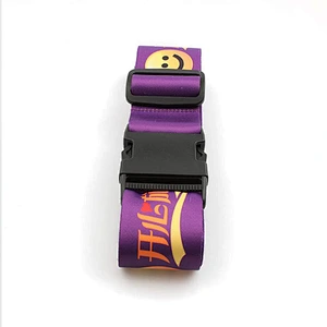 Sublimation cartoon pattern lovely printed luggage straps with removable buckle