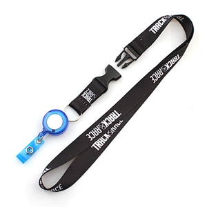 Hot Sale Products Printing Neck Lanyard Printed Your Own Logo Neck Lanyard With Retrastable Badge Holder