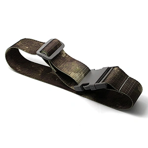 Heavy duty cross custom logo sublimation printing travel luggage belt with adjustable lock