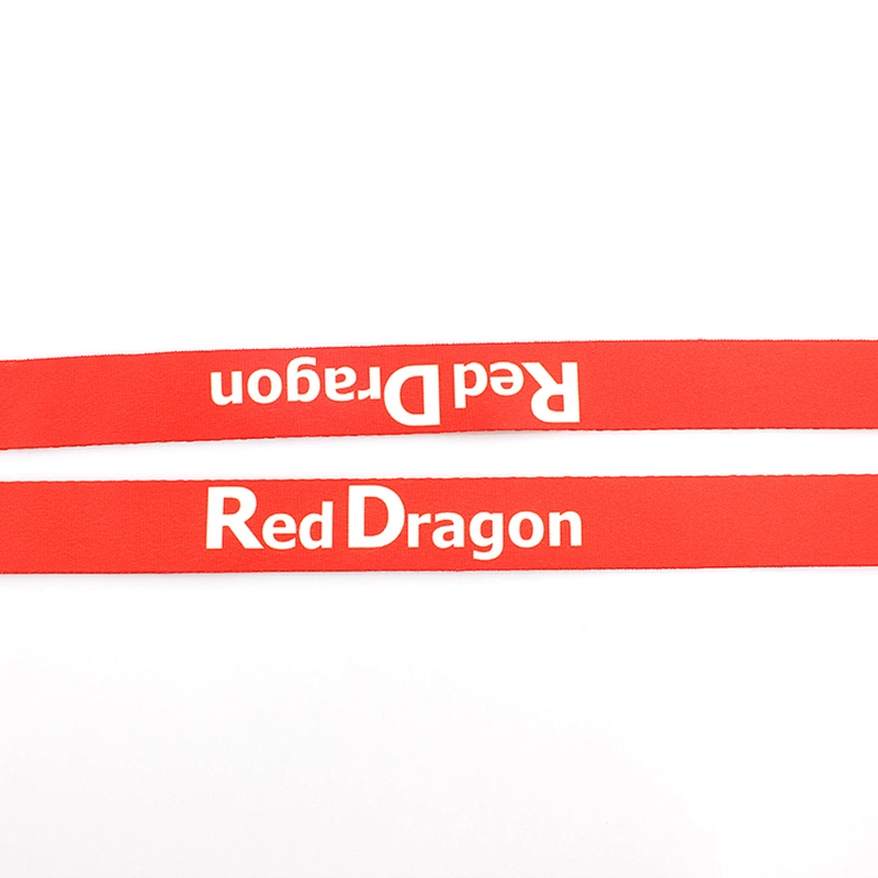 OEM personalized polyester printing custom unique logo lanyard for camera