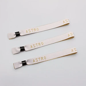 New arrival music festival custom sublimation hand fabric wristbands