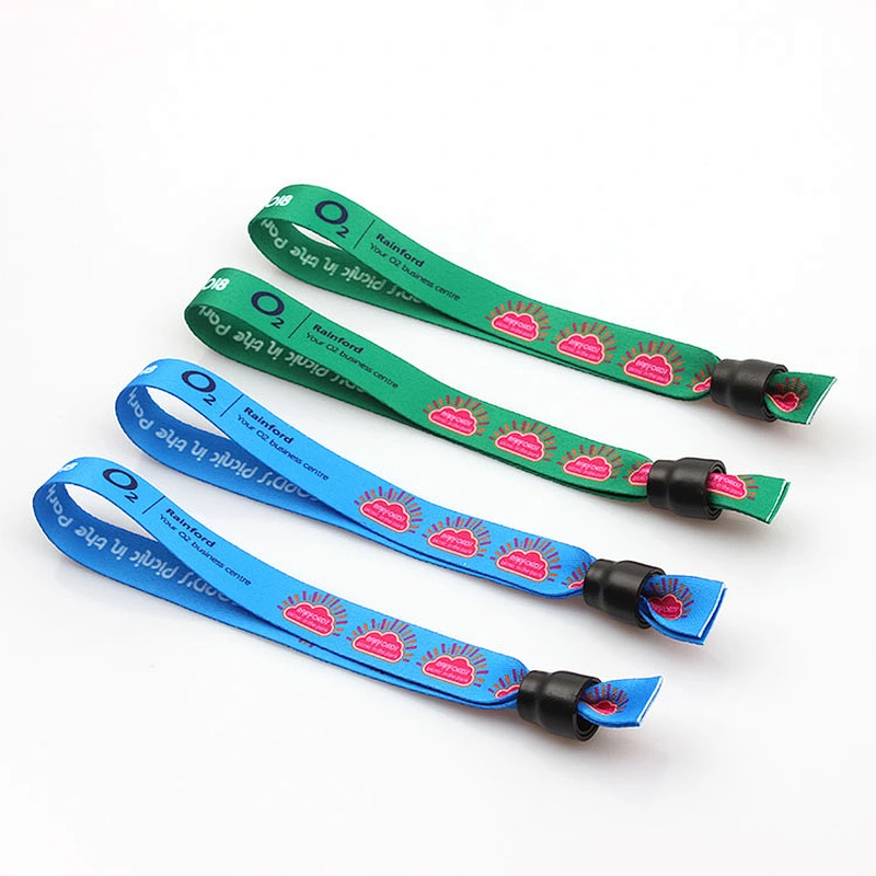 One time use sublimation printed wristband for activity