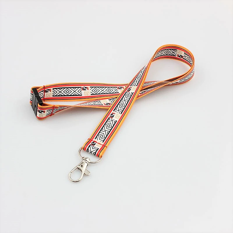 High quality polyester custom logo perfect lanyard for keychain