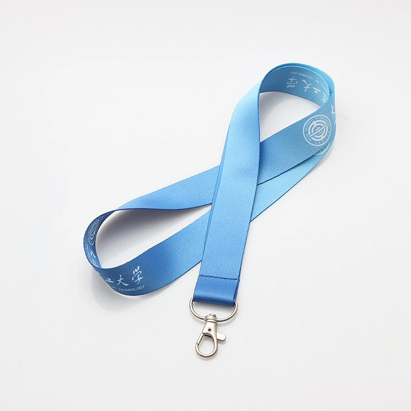 Custom dye sublimation printing single neck lanyard