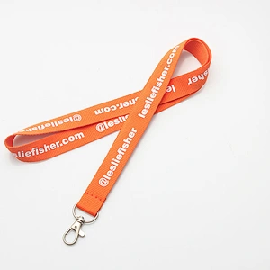 2019 cheap custom 2.0*90cm silk screen printing lanyard