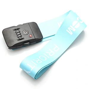 High quality adjustable custom luggage strap suitcase polyester belt