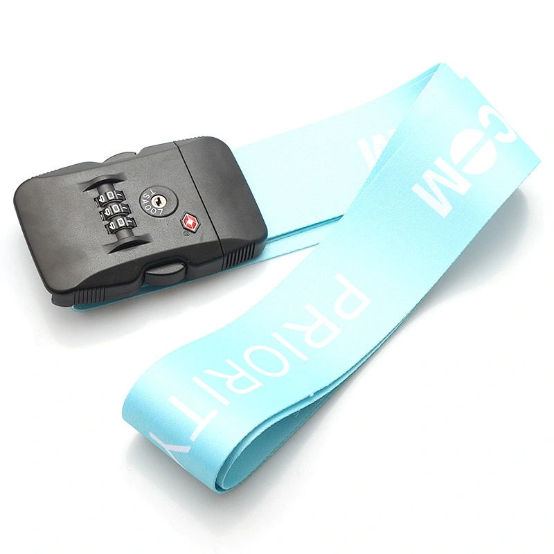 High quality adjustable custom luggage strap suitcase polyester belt